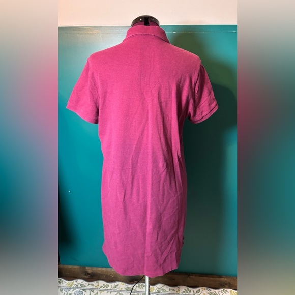 Ralph Lauren Women’ Polo The Mesh Mini Dress in Rich Pink - Picture 2 of 6